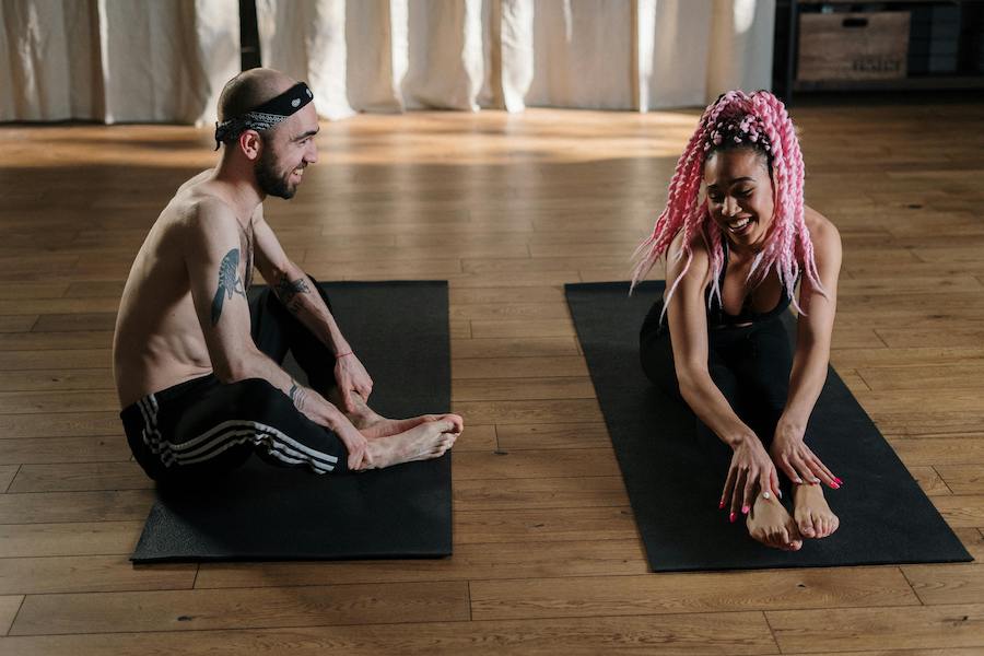 Practice yoga on your honeymoon